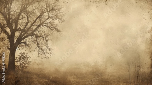 A vintage sepia-toned photograph background with faded edges and nostalgic charm, perfect for a historical theme