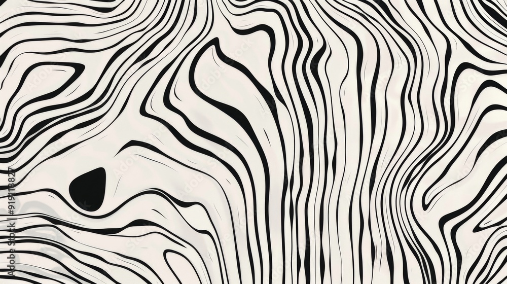 An abstract line art pattern background with bold black lines on a white canvas, creating a striking visual impact An abstract line art pattern background with bold black lines on a white canvas, creating a striking visual impact