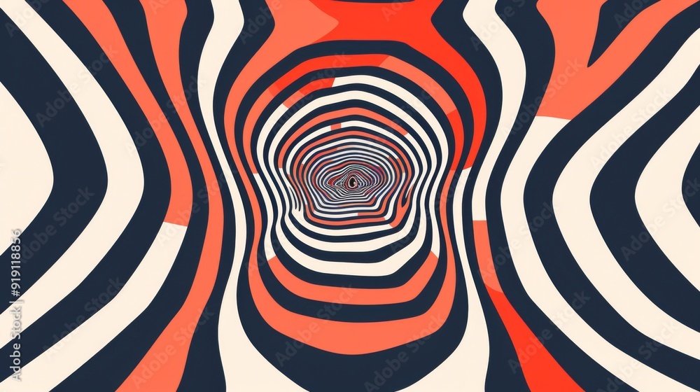 An abstract optical illusion pattern background with bold lines and shapes, offering a dynamic and intriguing design An abstract optical illusion pattern background with bold lines and shapes, offering a dynamic and intriguing design