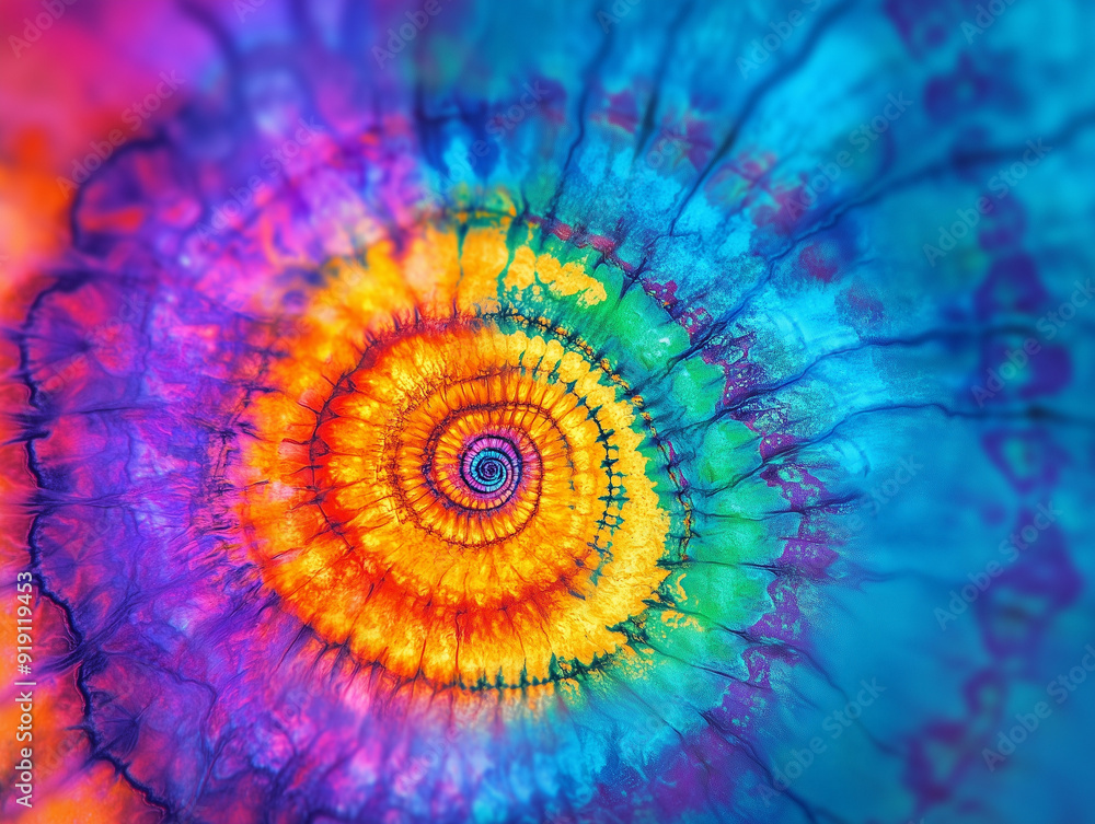 abstract colorful tie-dye spirals background abstract colorful tie-dye spirals background