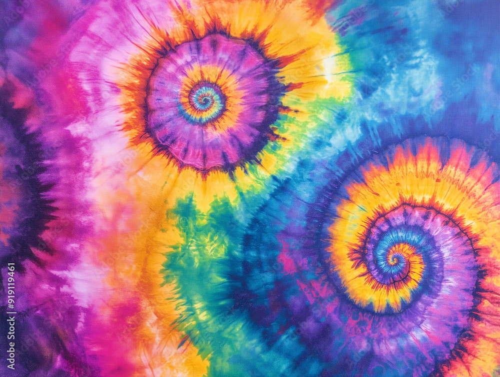 abstract colorful tie-dye spirals background abstract colorful tie-dye spirals background