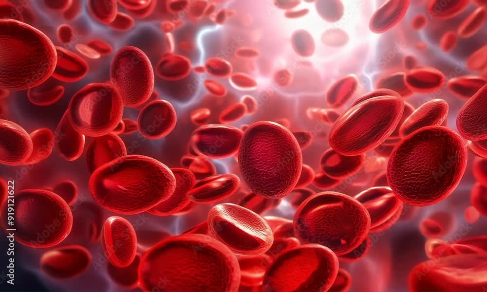 red blood cells medical background animation red blood cells medical background animation