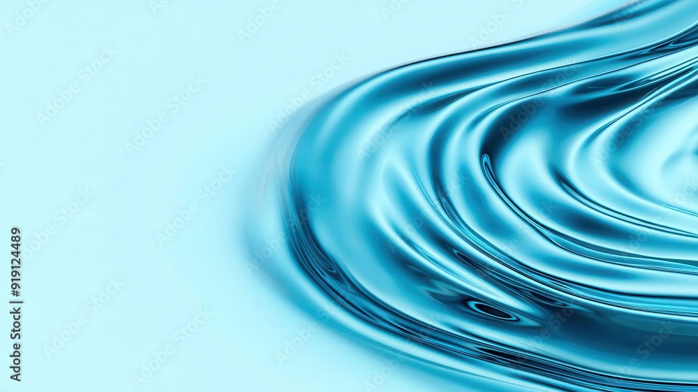 Electric waves creating oscillating patterns on a liquid surface, representing the fluidity of modern technology Electric waves creating oscillating patterns on a liquid surface, representing the fluidity of modern technology