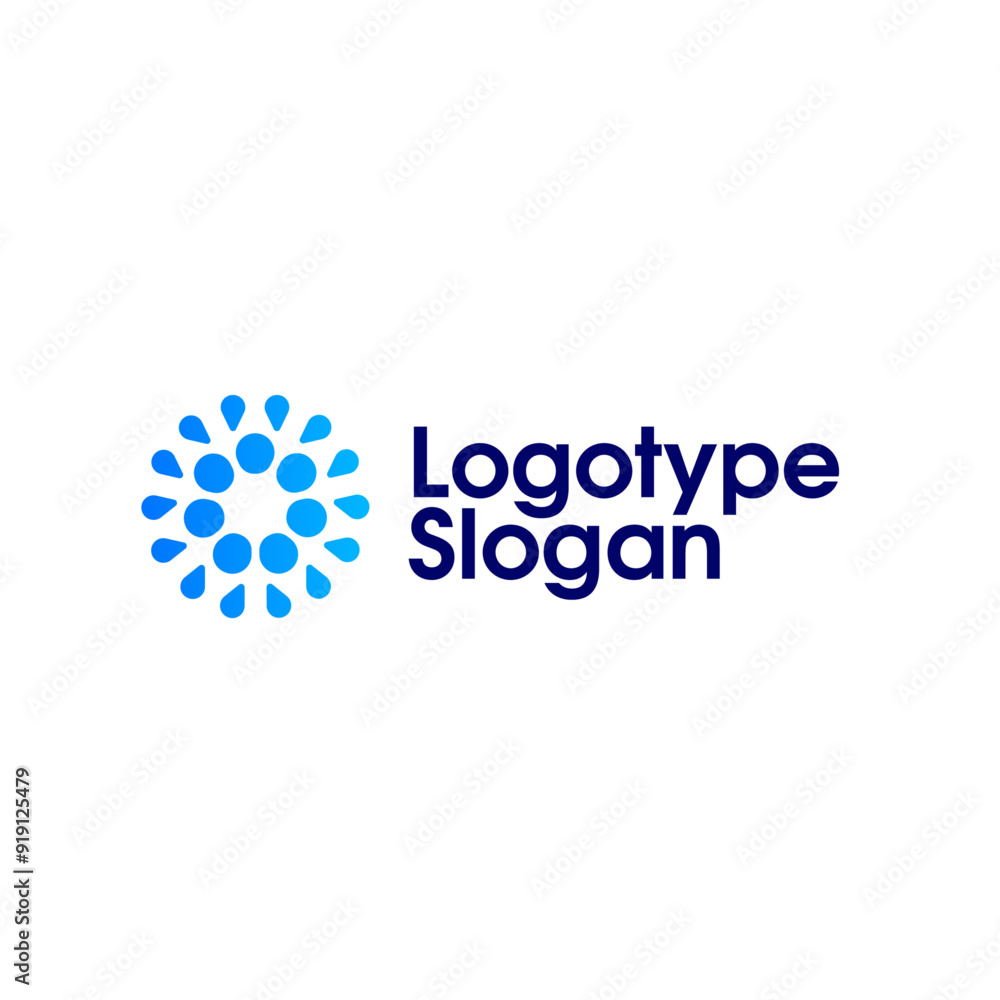 Flower or sun logo in vector. Modern logo in vector. Flower or sun logo in vector. Modern logo in vector.
