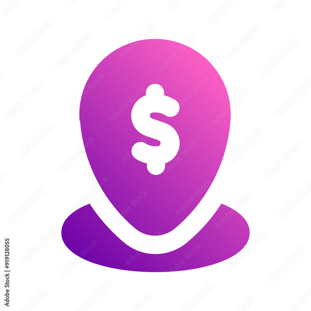 location gradient icon location gradient icon
