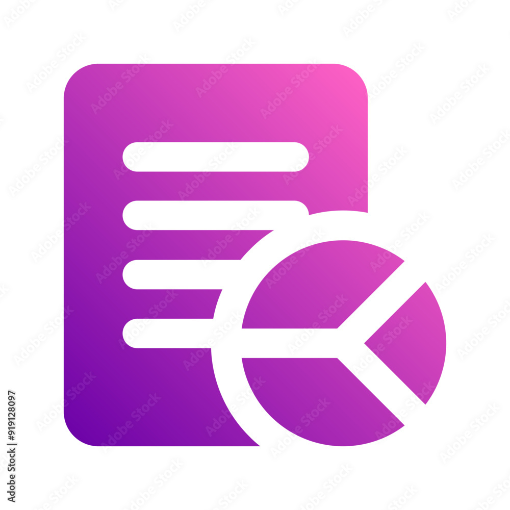 report gradient icon report gradient icon