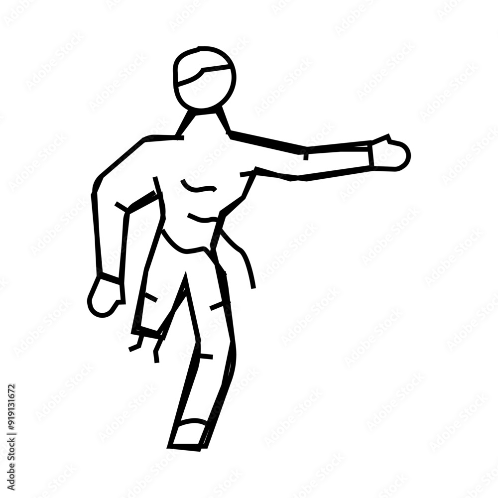 evil zombie line icon vector. evil zombie sign. isolated contour symbol black illustration evil zombie line icon vector. evil zombie sign. isolated contour symbol black illustration