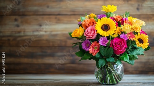 An array of seasonal flowers and colors, wonderfully arranged and isolated on a white background, a floral arrangement.