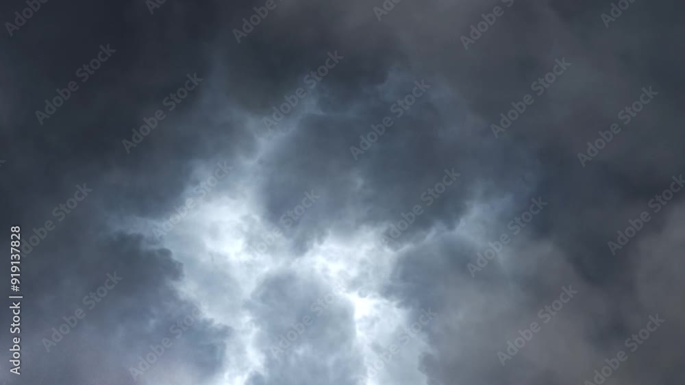 thunderstorms, Strike of lightning in the night sky. thunderstorms, Strike of lightning in the night sky.