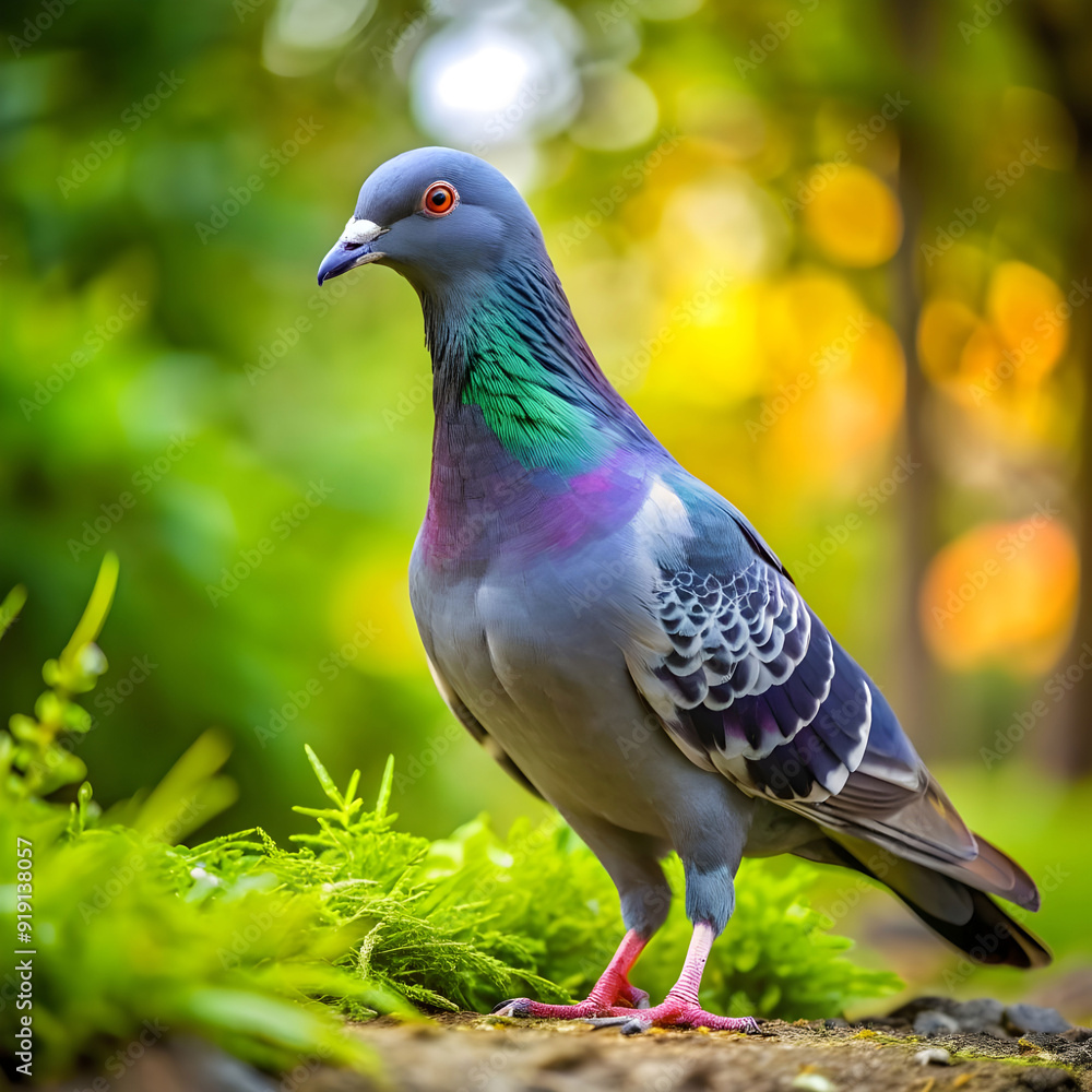 Obraz premium pigeon in natural environment