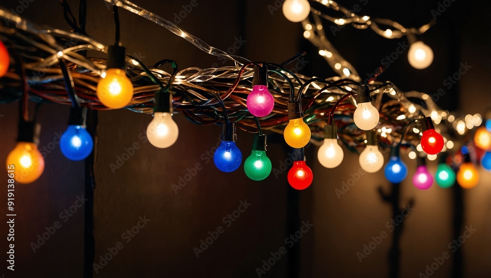 Obraz premium christmas tree lights