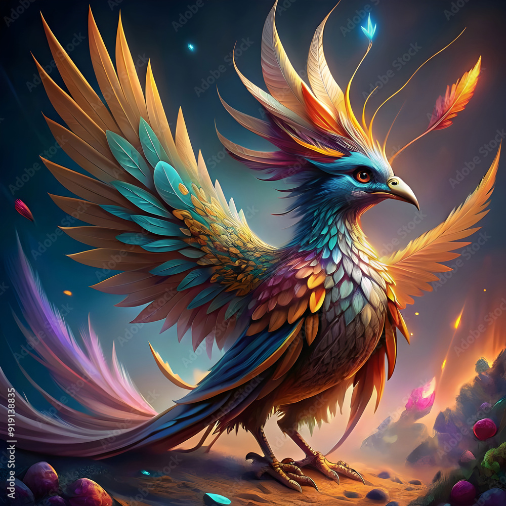 fantasy bird illustration fantasy bird illustration