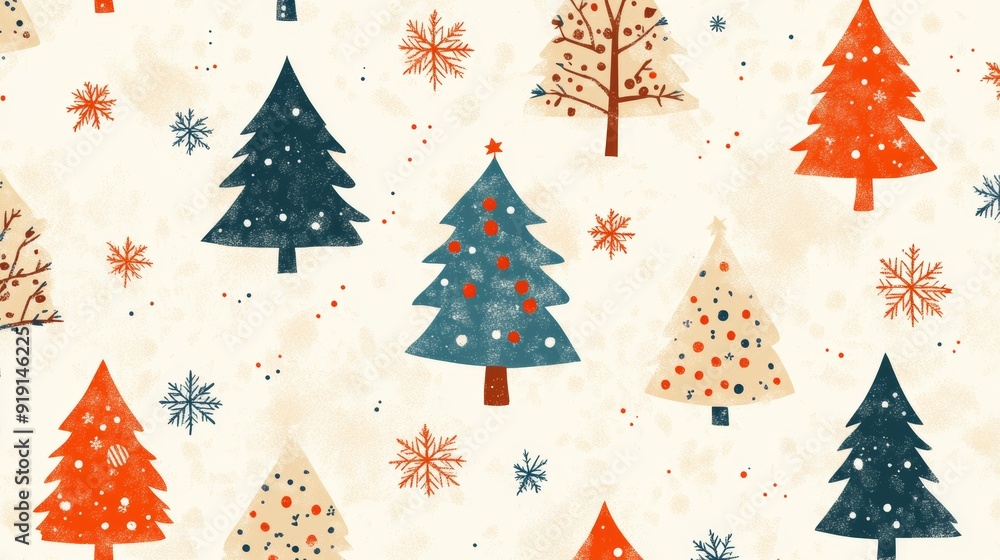 The design, which is cheerful and colorful, makes a great background for holiday cards or seasonal decorations. The design, which is cheerful and colorful, makes a great background for holiday cards or seasonal decorations.