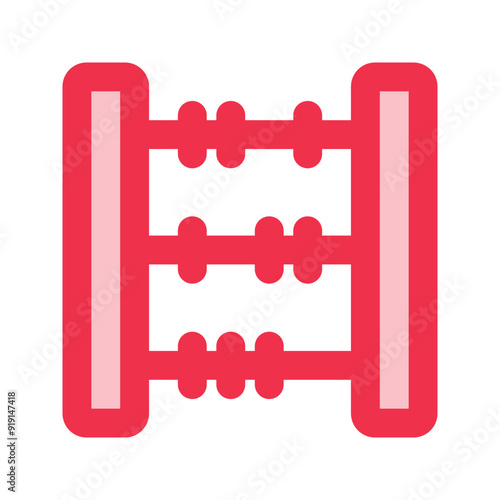 abacus outline fill icon