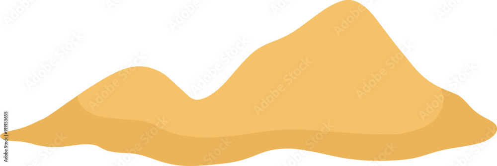 Pile of sand cartoon illustration Pile of sand cartoon illustration