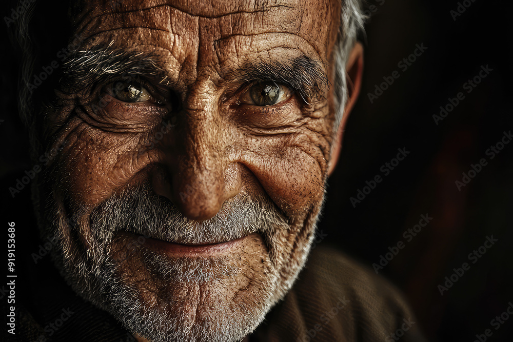 A Grizzled Smile: Capturing the Resilience and Depth of an Elderly Man's Journey Through Life's Trials and Triumphs A Grizzled Smile: Capturing the Resilience and Depth of an Elderly Man's Journey Through Life's Trials and Triumphs