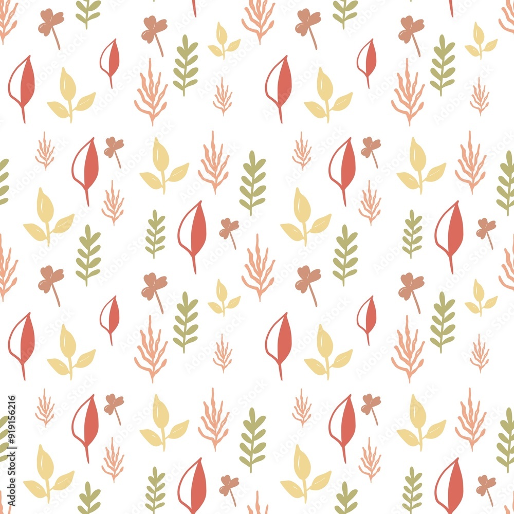 seamless pattern with autumn leaves that can be used for printing on various surfaces and digital work seamless pattern with autumn leaves that can be used for printing on various surfaces and digital work