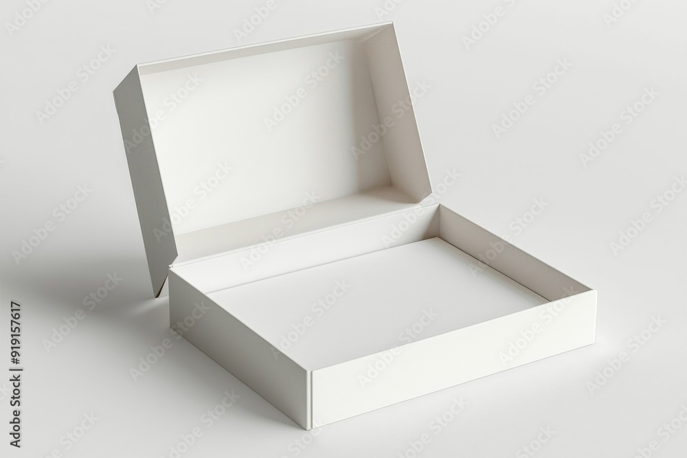 Paper Box Mockup A4 on isolated background created with Generative AI Paper Box Mockup A4 on isolated background created with Generative AI