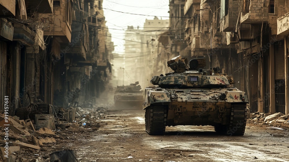 Armored Personnel Carrier in Action: Military Vehicle on the Move Armored Personnel Carrier in Action: Military Vehicle on the Move