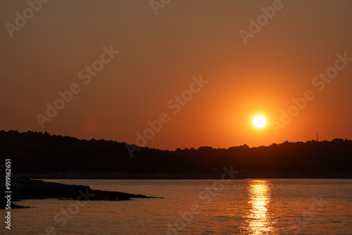 Sonnenuntergang vor Kap Kamenjak / Kroatien