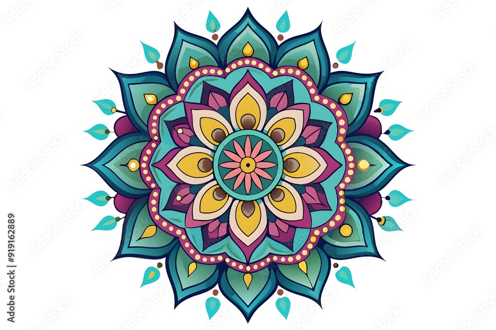 Mandala Design. Vector round abstract circle Mandala Design. Vector round abstract circle