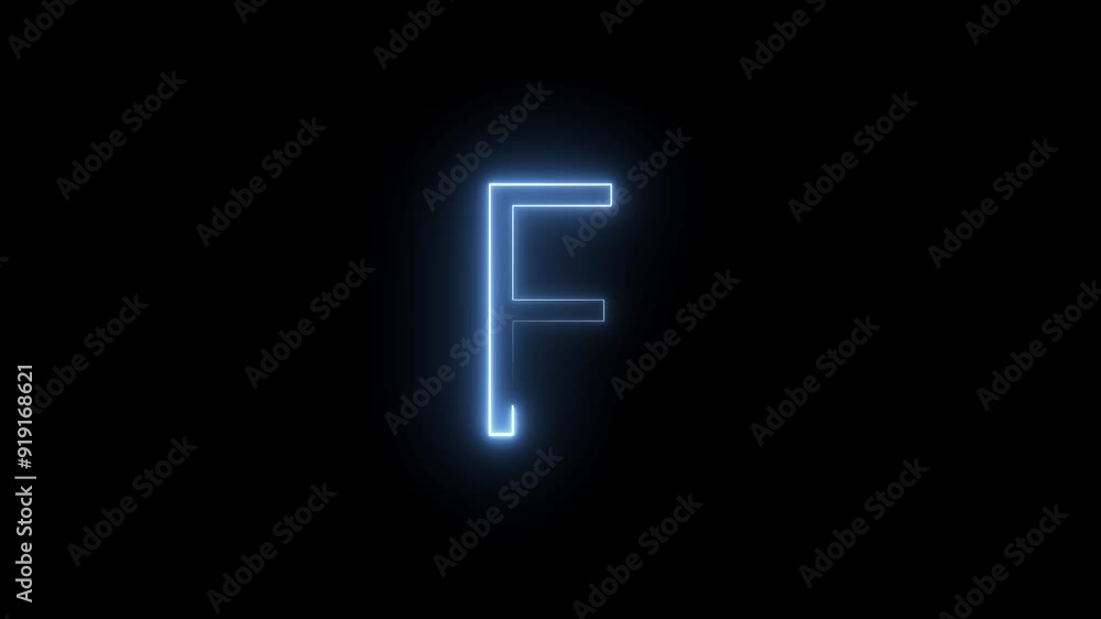 Neon Glowing Letter Animation. Neon alphabet and Neon Font Symbol with Alpha Channel. Neon Glowing Letter Animation. Neon alphabet and Neon Font Symbol with Alpha Channel.