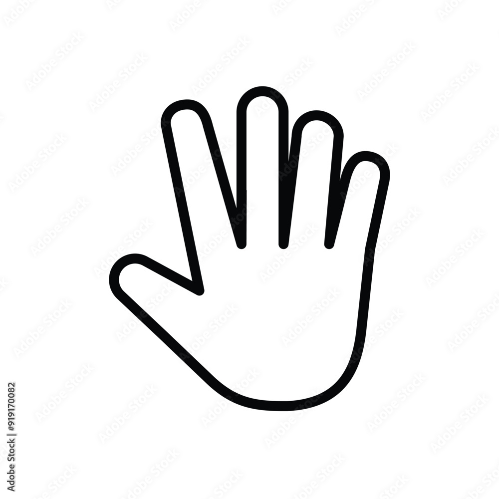 hand tool icon pan tool, computer mouse cursor Flat Style outline hand tool icon pan tool, computer mouse cursor Flat Style outline