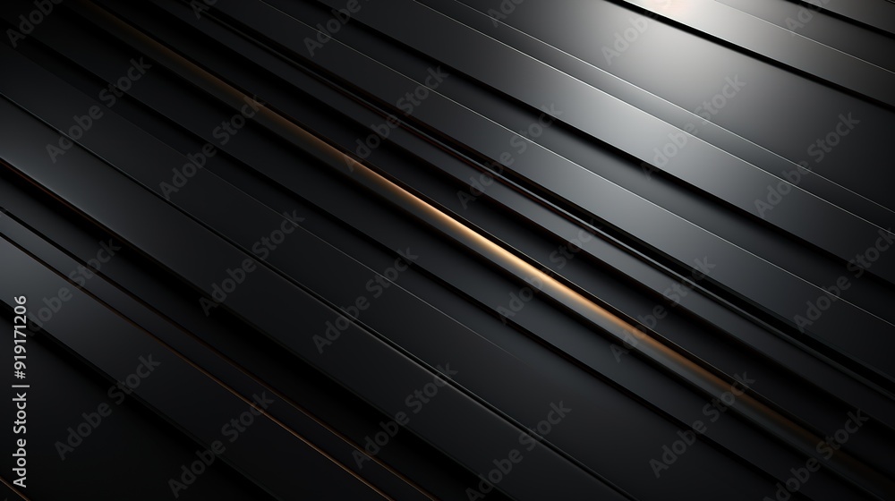 Obraz premium Abstract black and gold diagonal lines background.