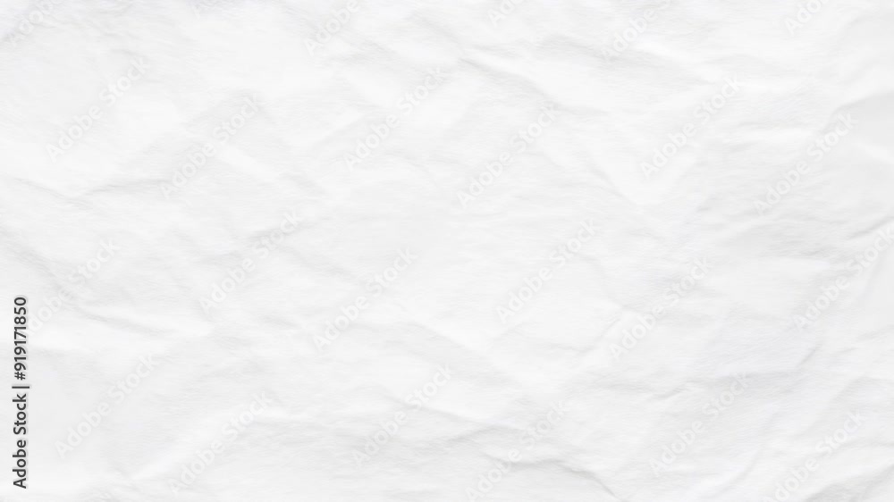 Background animation of white crumpled paper. Stop-motion, cartoon animation of white crumpled paper background. Dynamic looping background. Background animation of white crumpled paper. Stop-motion, cartoon animation of white crumpled paper background. Dynamic looping background.