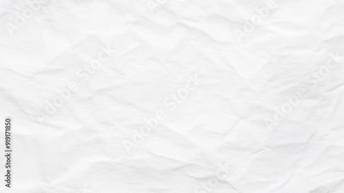 Background animation of white crumpled paper. Stop-motion, cartoon animation of white crumpled paper background. Dynamic looping background.
