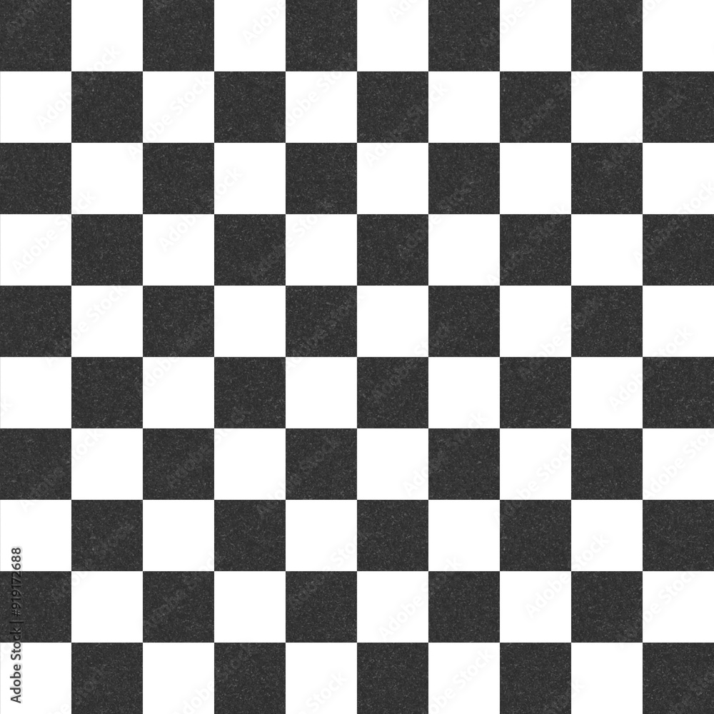 Fototapeta premium Illustration black glitter checkerboard squares background that repeats and seamless