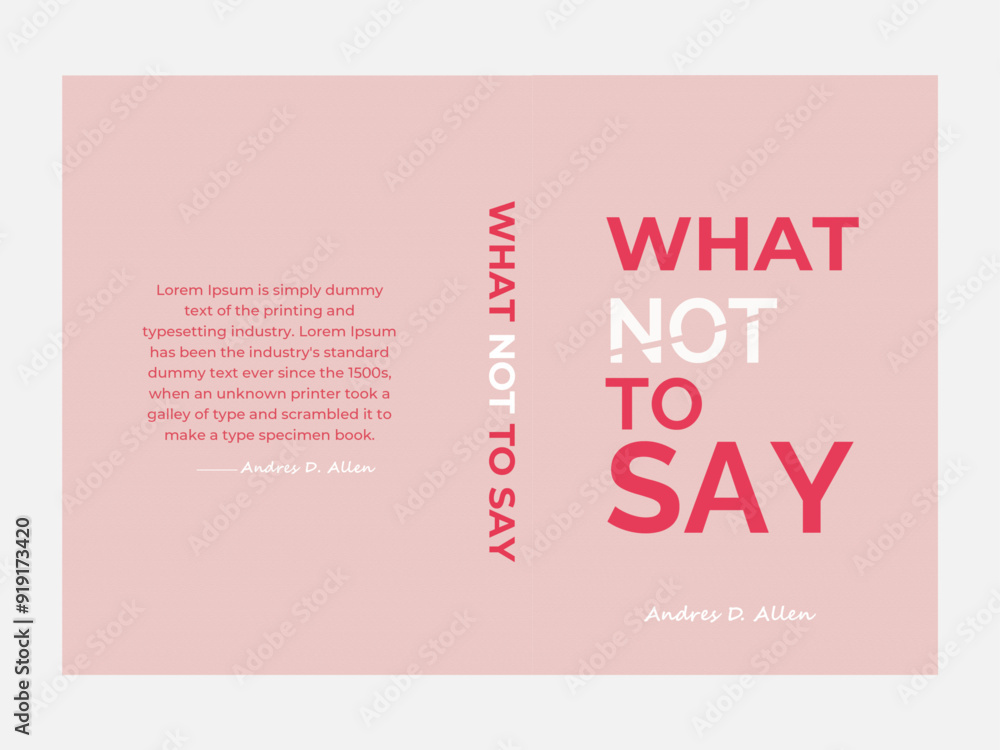 Creative book cover design template. Creative book cover design template.