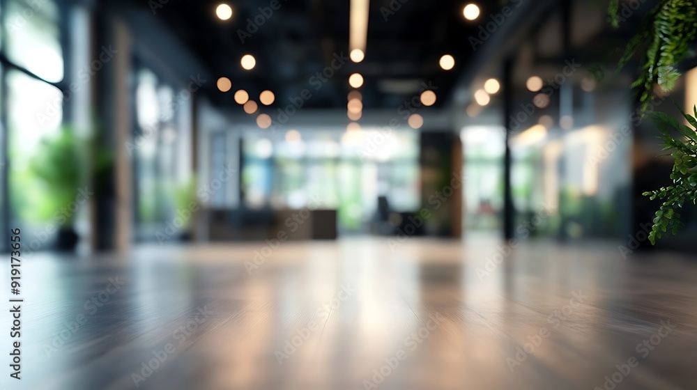 Blurred Background of a Modern Office Blurred Background of a Modern Office