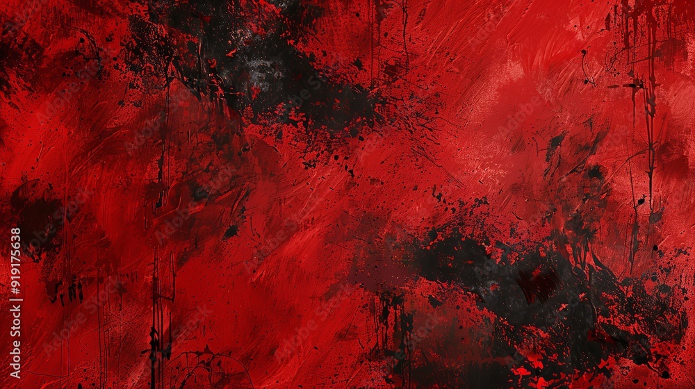 Abstract red and black textured background with dynamic Abstract red and black textured background with dynamic