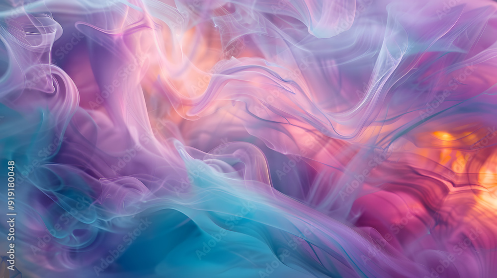 A colorful, swirling smokey background with a purple and blue hue. A colorful, swirling smokey background with a purple and blue hue.