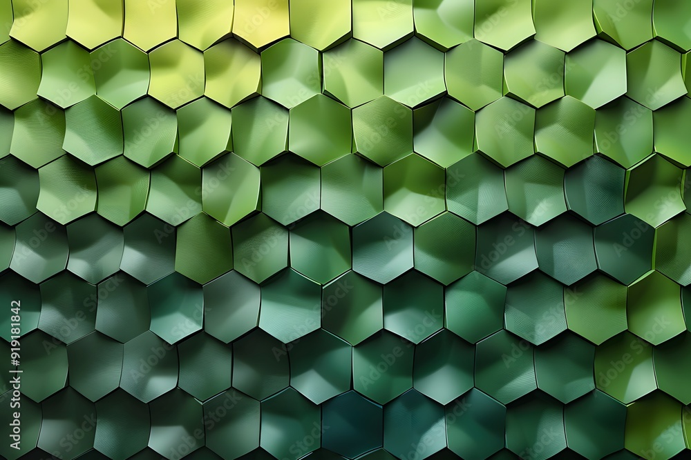 Green Gradient Hexagonal Pattern - Geometric Abstract Design for Digital Wallpaper or Background Green Gradient Hexagonal Pattern - Geometric Abstract Design for Digital Wallpaper or Background