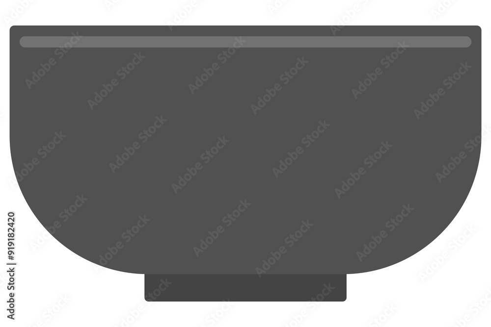 Bowl flat icon isolated on white background. Bowl flat icon isolated on white background.
