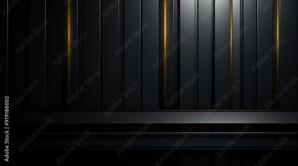 Abstract black and gold geometric background. Abstract black and gold geometric background.