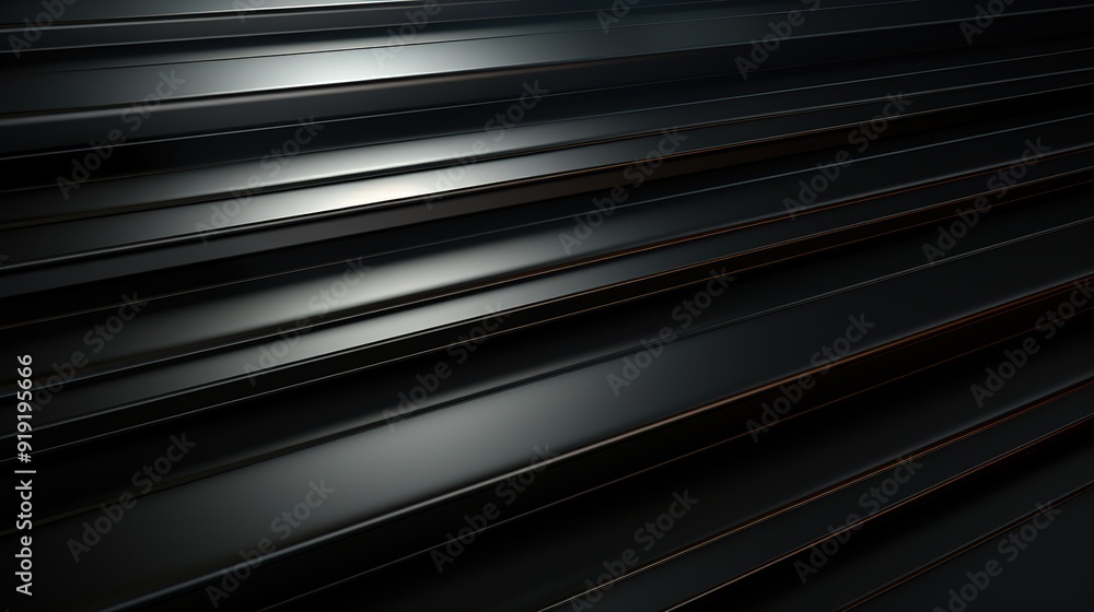 Abstract black metallic background with diagonal lines. Abstract black metallic background with diagonal lines.