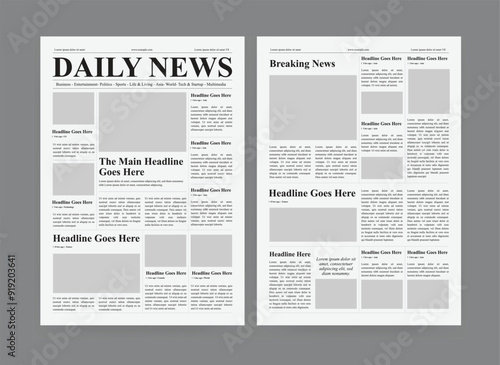 Newspaper Layout Design