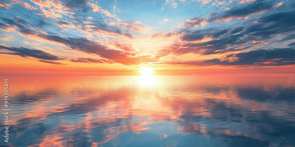 A tranquil scene of a sunset over a calm lake, with reflective waters creating a peaceful and soothing visual effect. Concept Sunset, Calm Lake, Reflective Waters, Tranquil Scene A tranquil scene of a sunset over a calm lake, with reflective waters creating a peaceful and soothing visual effect. Concept Sunset, Calm Lake, Reflective Waters, Tranquil Scene