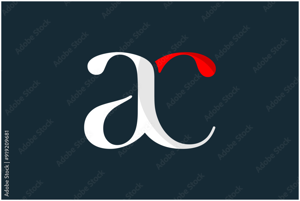 Initial AC Logo Design Vector Initial AC Logo Design Vector
