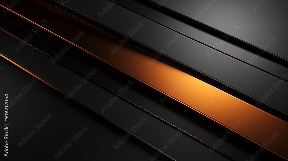Abstract diagonal black and orange stripes. Abstract diagonal black and orange stripes.