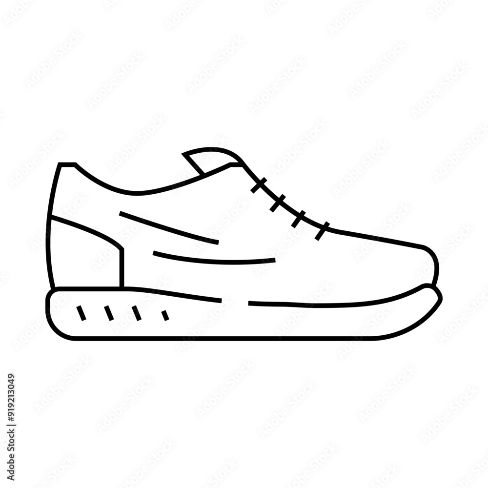 footwear fitness sport line icon vector. footwear fitness sport sign. isolated contour symbol black illustration footwear fitness sport line icon vector. footwear fitness sport sign. isolated contour symbol black illustration