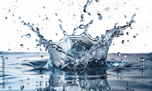 water splash isolated