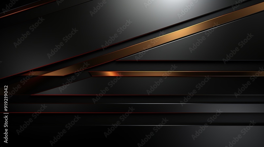 Abstract geometric background with black, gold, and red accents. Abstract geometric background with black, gold, and red accents.