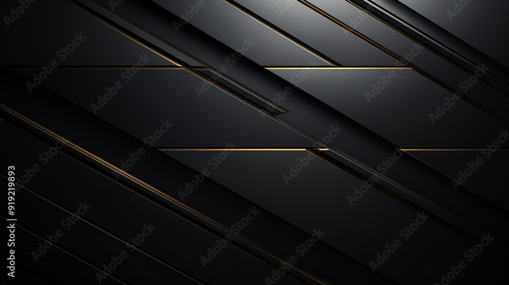 Abstract geometric black and gold background. Abstract geometric black and gold background.