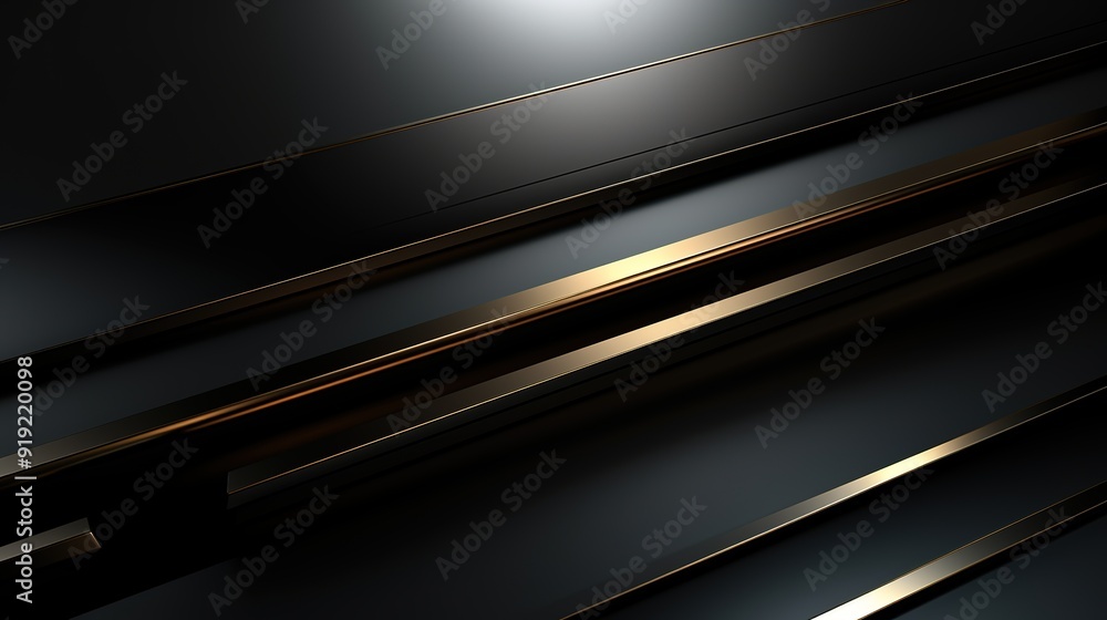 Abstract geometric black and gold background. Abstract geometric black and gold background.