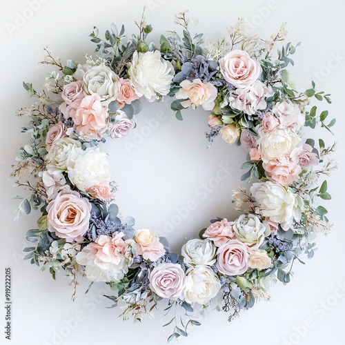 Delicate Floral Wreath