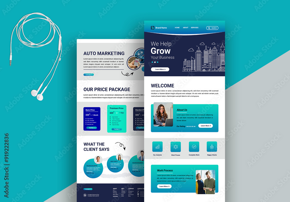 Email Newsletter Layout Template Stock Template Adobe Stock